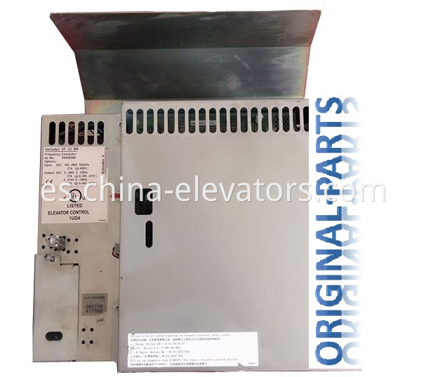 Inverter de frecuencia Schindler VF33BR 59400580 Schindler VF33BR Frequency Inverter 59400580